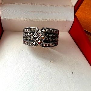 Marcasite ring